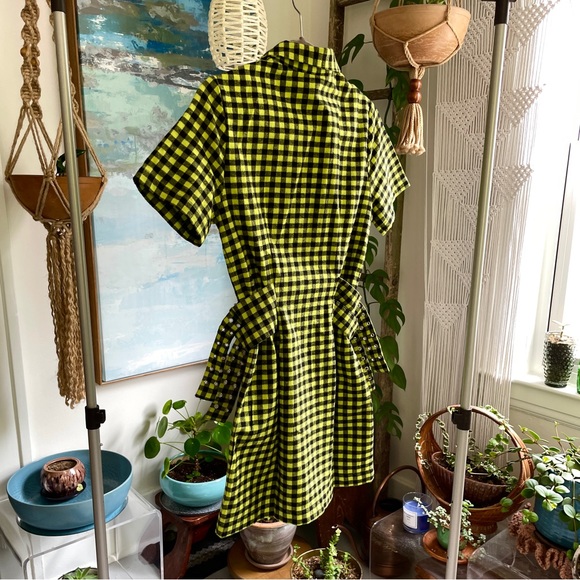 The Ragged Priest checked zip through shirt dress - Picture 9 of 10